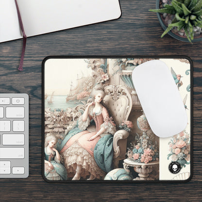 "Encantamiento en jardines pastel: Princesa de hadas rococó" - The Alien Gaming Mouse Pad Rococó