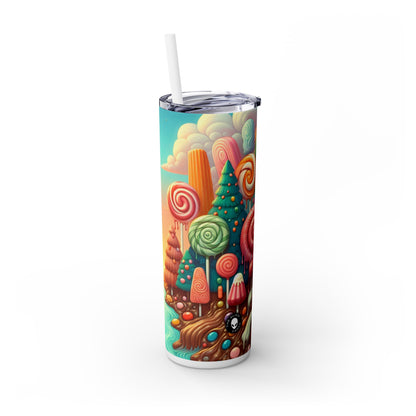 « Sugar Rush Forest » - Le verre fin Alien Maars® avec paille 20 oz