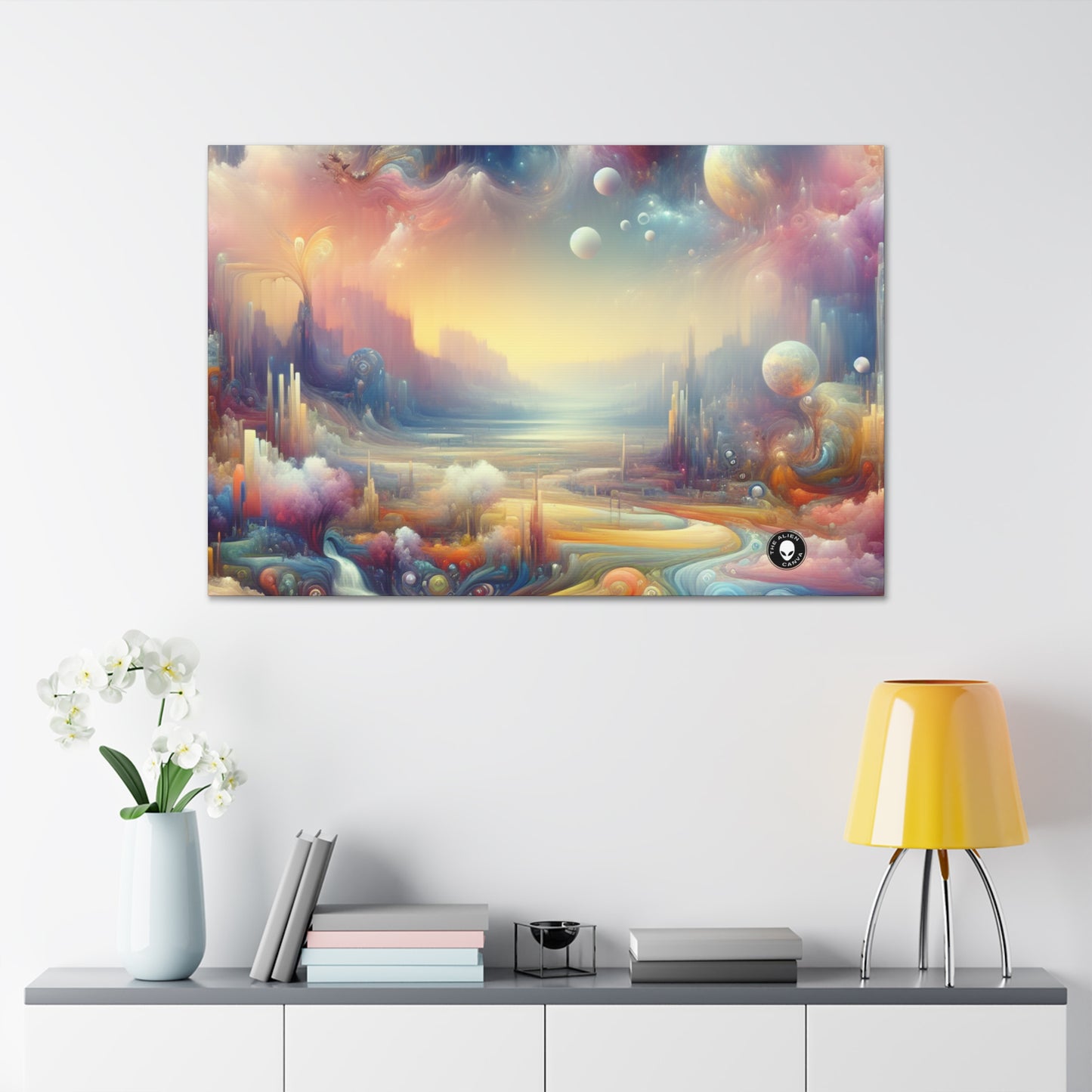 « Dreamscape Delights : une peinture surréaliste » – The Alien Canva