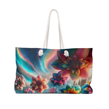 "Enchanted Waters: A Floral Dreamland" - The Alien Weekender Bag