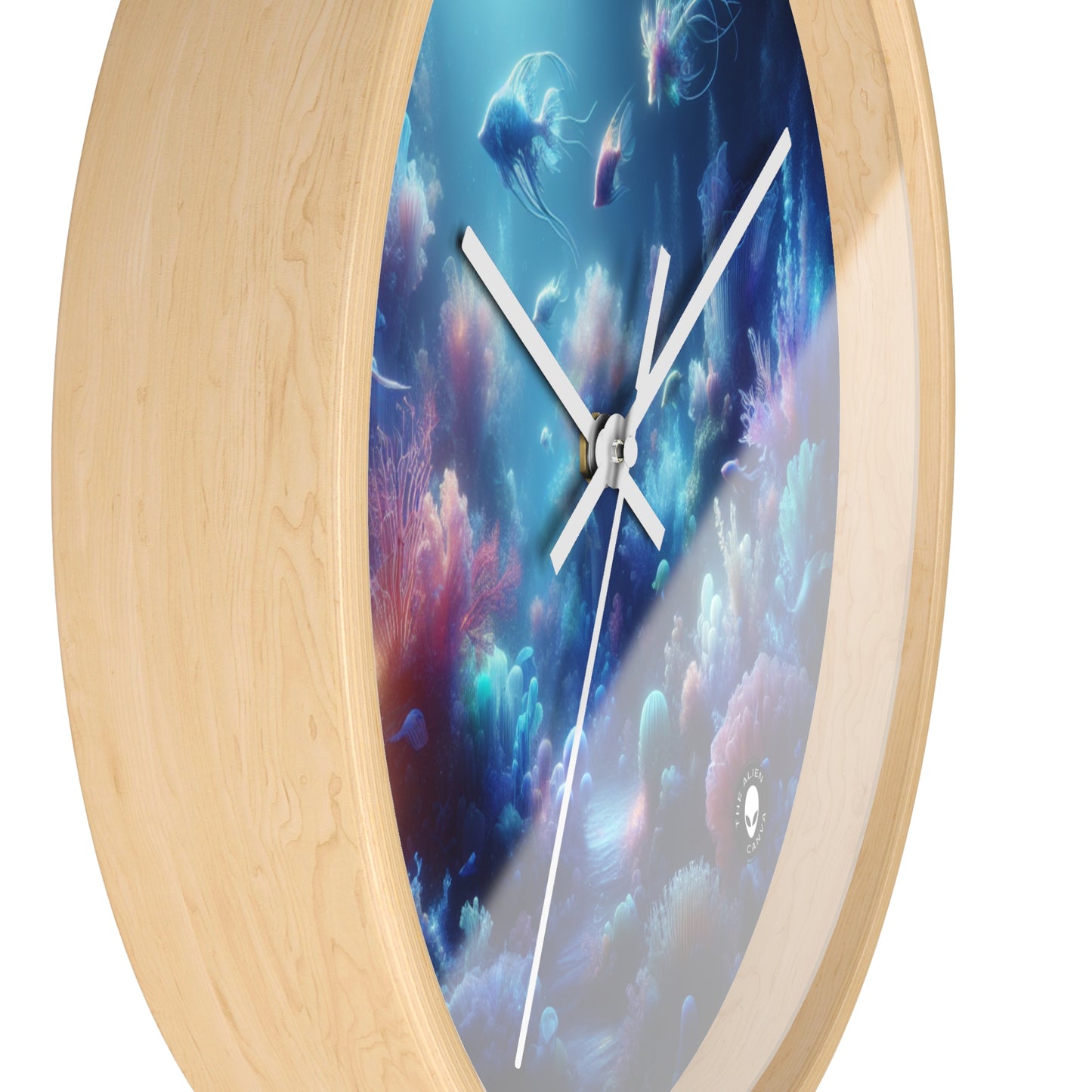 "Coral Fantasia: A Dreamy Underwater Delight" - The Alien Wall Clock