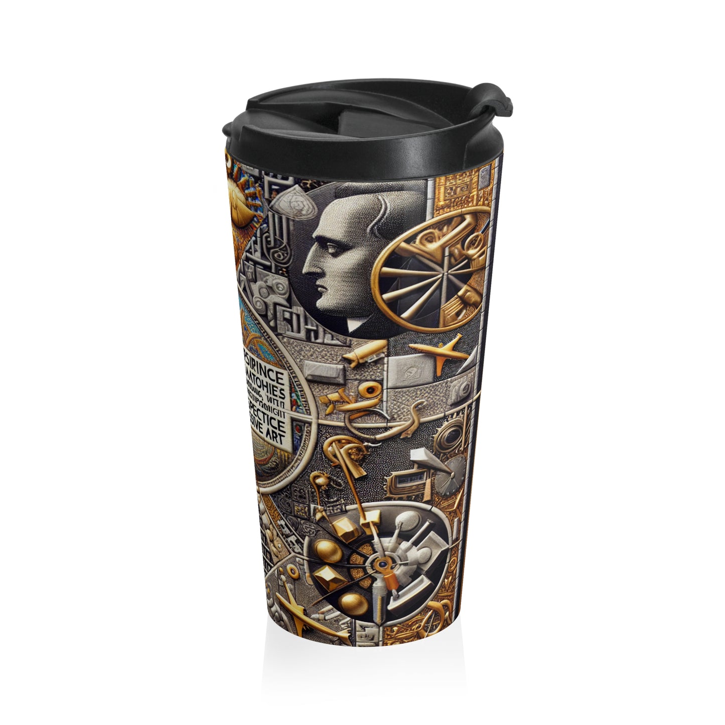 "Transgressive Art: Defying Norms and Expectations" - The Alien Stainless Steel Travel Mug Transgressive Art Style