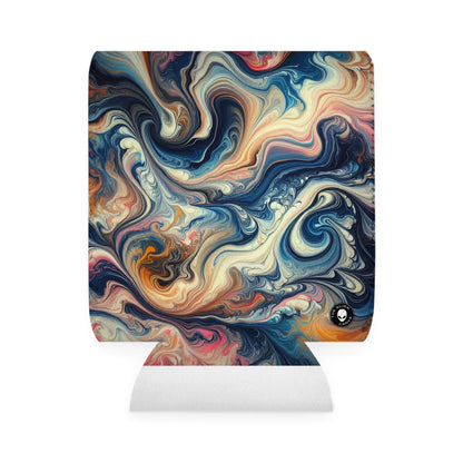 Lush Rainforest: Acrylic Pouring Inspired by Tropical Beauty - The Alien Can Cooler Sleeve Acrylic Pouring