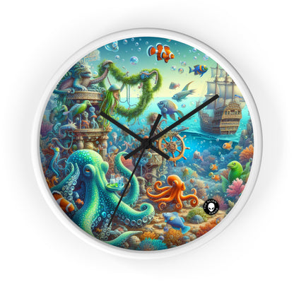 "Underwater Fiesta" - L'horloge murale extraterrestre