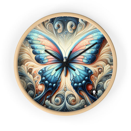 "Transformation papillon" - Le symbolisme de l'horloge murale extraterrestre