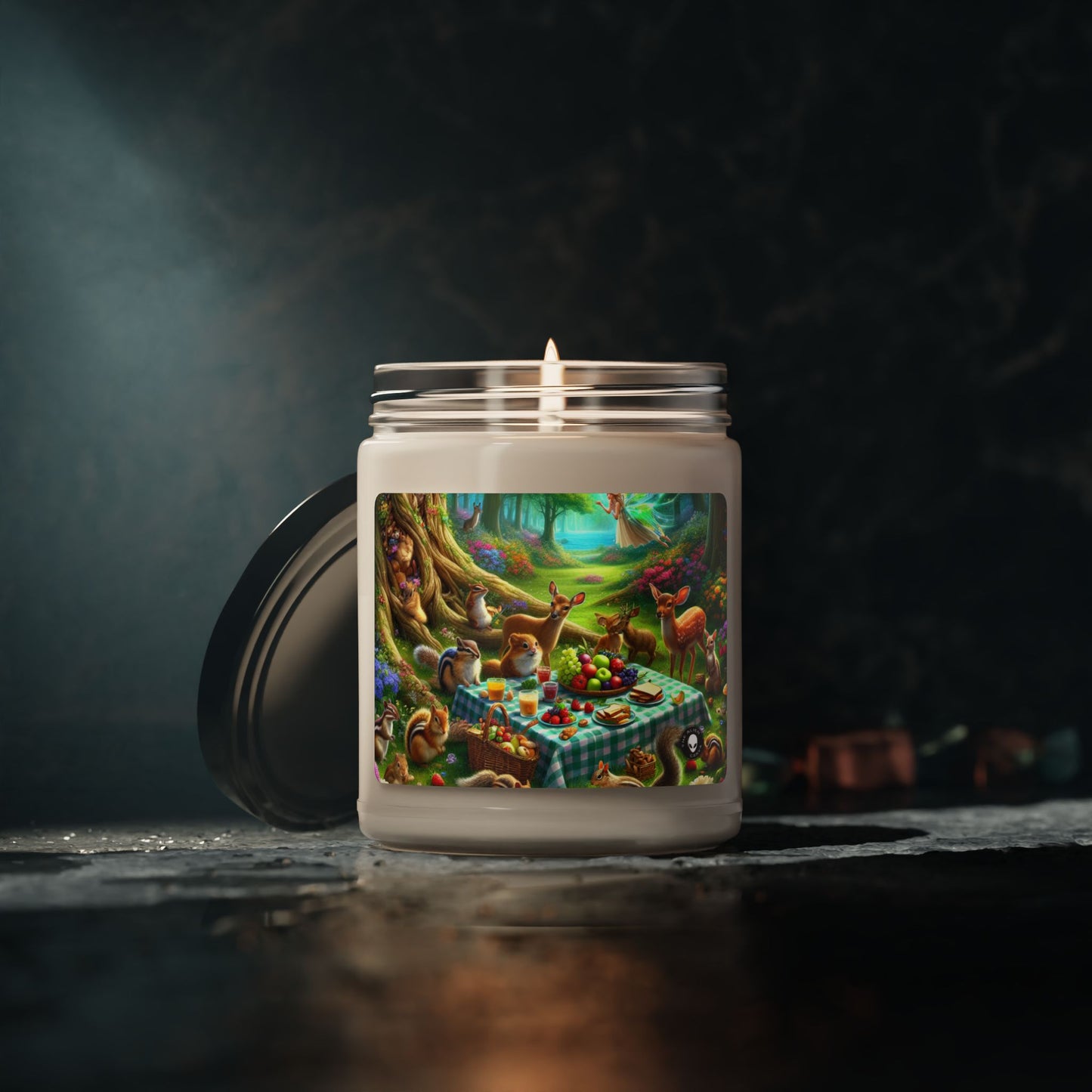 "Enchanted Forest Picnic: A Magical Gathering" - The Alien Scented Soy Candle 9oz