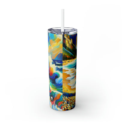 "The Fauvista Shore" - Vaso delgado con pajita The Alien Maars® de 20 oz Fauvismo