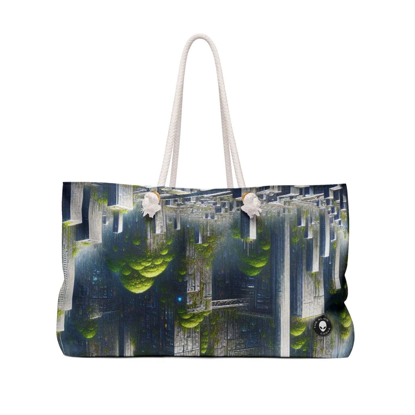 "Biodome Cityscape" - The Alien Weekender Bag