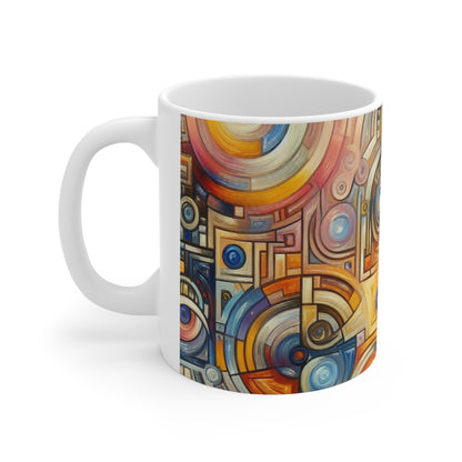 "Roots to Radiance: An Artistic Exploration of Personal Growth and Transformation" - The Alien Ceramic Mug 11oz Symbolism