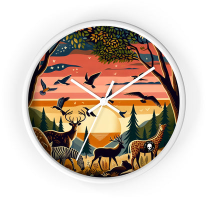 "Natural Primalism: Revealing the Essence" - The Alien Wall Clock Primitivism