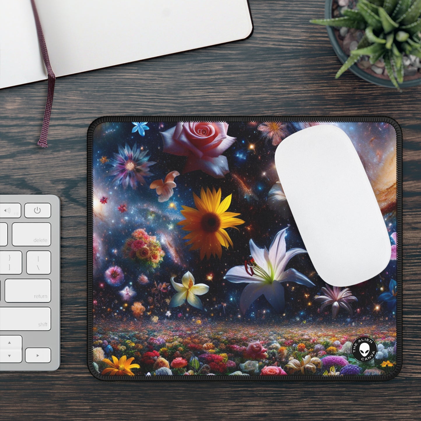 "Floral Constellations" - The Alien Gaming Mouse Pad