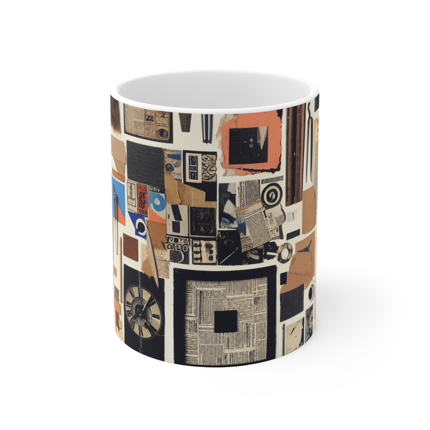 "Chaos in Modernity: A Journey to Meaning" - The Alien Ceramic Mug 11oz Dadaism