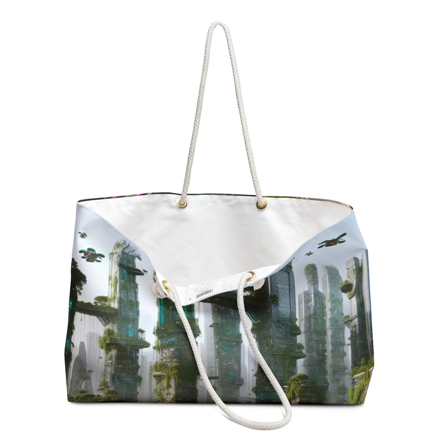 "Futuristic Utopia: Nature and Technology in Harmony" - The Alien Weekender Bag