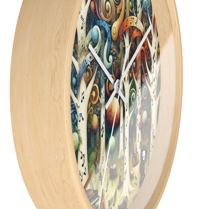 "Melodic Enchantment: The Instrumental Forest" - The Alien Wall Clock