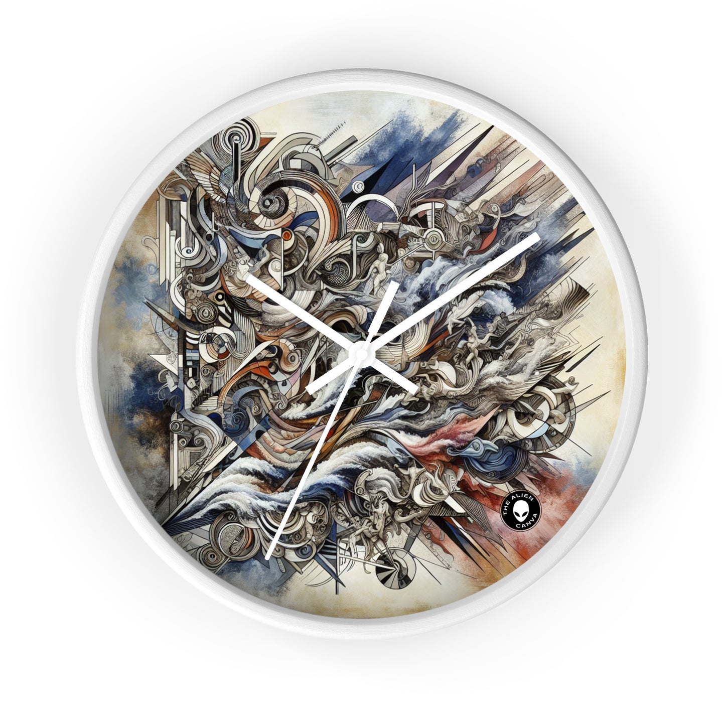 Title: "Challenging Taboos: Beyond Boundaries in Transgressive Art" - The Alien Wall Clock Transgressive Art