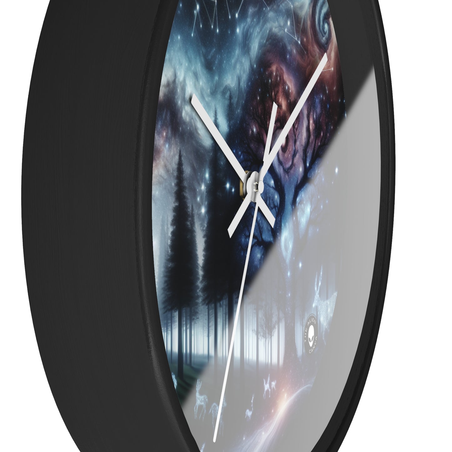 "Galactic Oasis" - The Alien Wall Clock