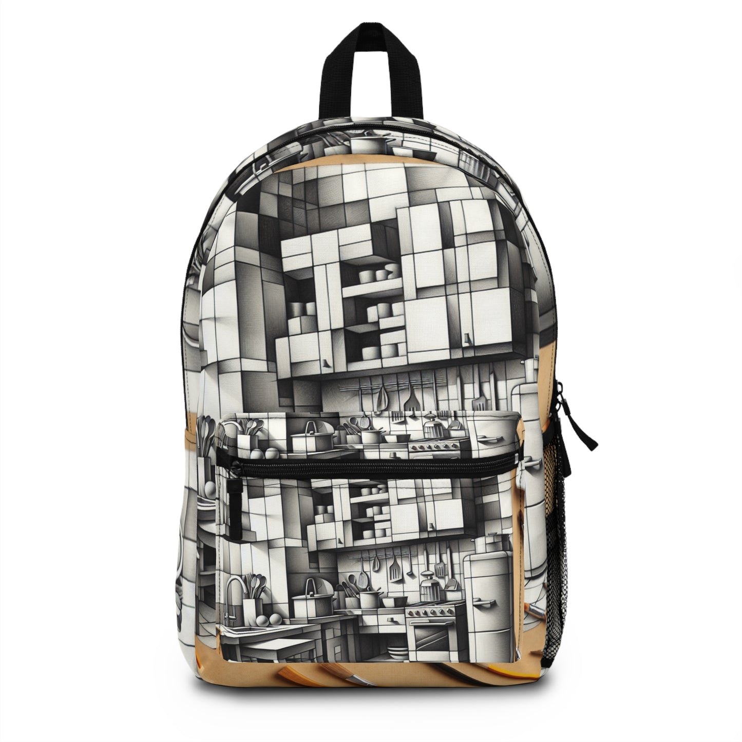 "Cubist Kitchen Collage" - Le style cubiste du sac à dos Alien