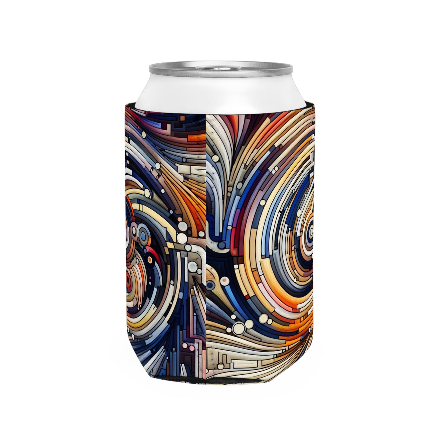 "Fluid Motion: A Kinetic Art Tribute to Oceanic Harmony" - The Alien Can Cooler Sleeve Kinetic Art