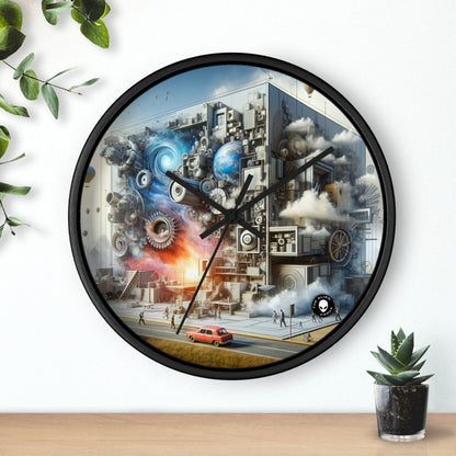 "Symbolic Transformations: Conceptual Realism in Everyday Objects" - The Alien Wall Clock Conceptual Realism