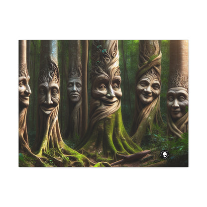 « La forêt bavarde : conversations entre les arbres » - The Alien Canva