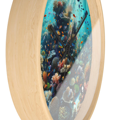 "Underwater Paradise: The Jewel of the Sea" - The Alien Wall Clock