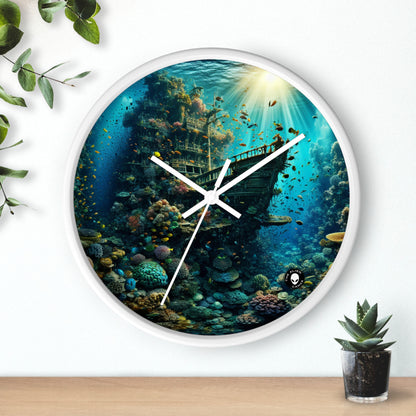 "Whimsical Underwater World" - The Alien Wall Clock