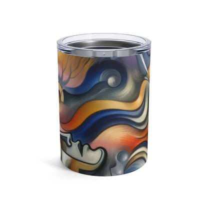 "Encantamiento cotidiano: un mundo surrealista en movimiento" - The Alien Tumbler 10oz Surrealist Automatism