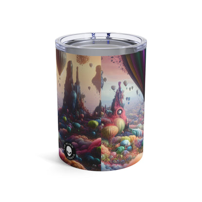 "Whimsical Sky : Une aventure surréaliste en ballon" - The Alien Tumbler 10oz