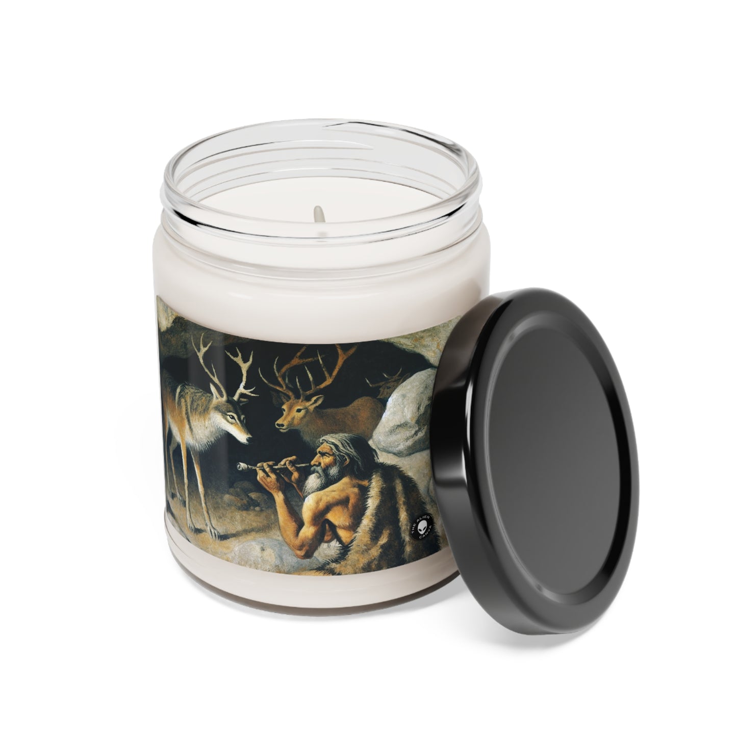 "Hunter and Wolf: In Pursuit of Prey." - The Alien Scented Soy Candle 9oz Cave Painting