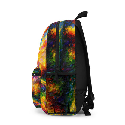 "Vibrant Springtime Sky" - The Alien Backpack Fauvism Style