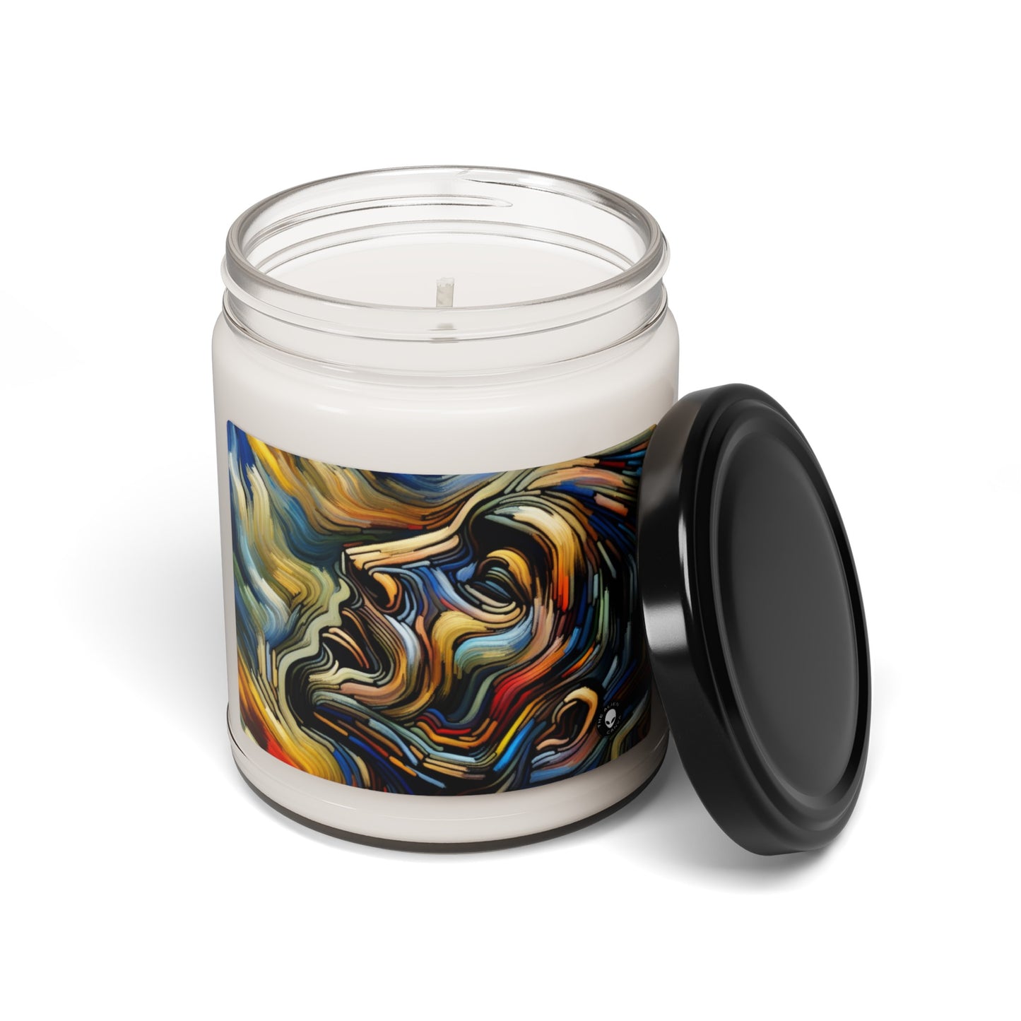 Title: "Tempestuous Waters" - The Alien Scented Soy Candle 9oz Expressionism