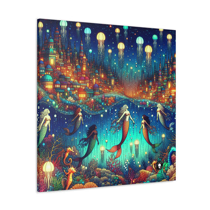 "Glowing Jellyfish City: A Whimsical Underwater World" - The Alien Canva