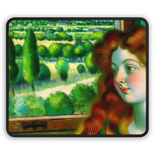 "French Countryside Escape" - The Alien Gaming Mouse Pad Estilo postimpresionista