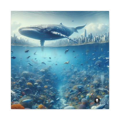 "Whale City: A Surreal Underwater Wonderland" - The Alien Canva