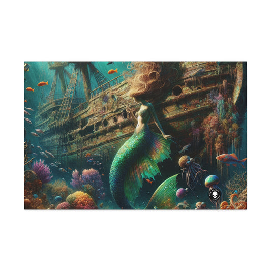 "Mermaid's Treasure: Exploring the Sunken Shipwreck" - The Alien Canva