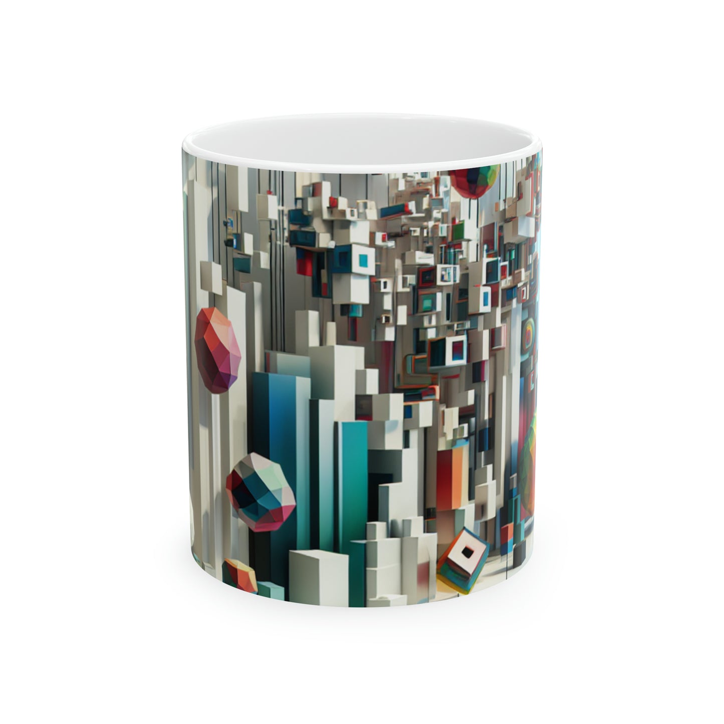 "Dreamscape : une expérience interactive de son et de lumière" - The Alien Ceramic Mug 11oz Installation Art