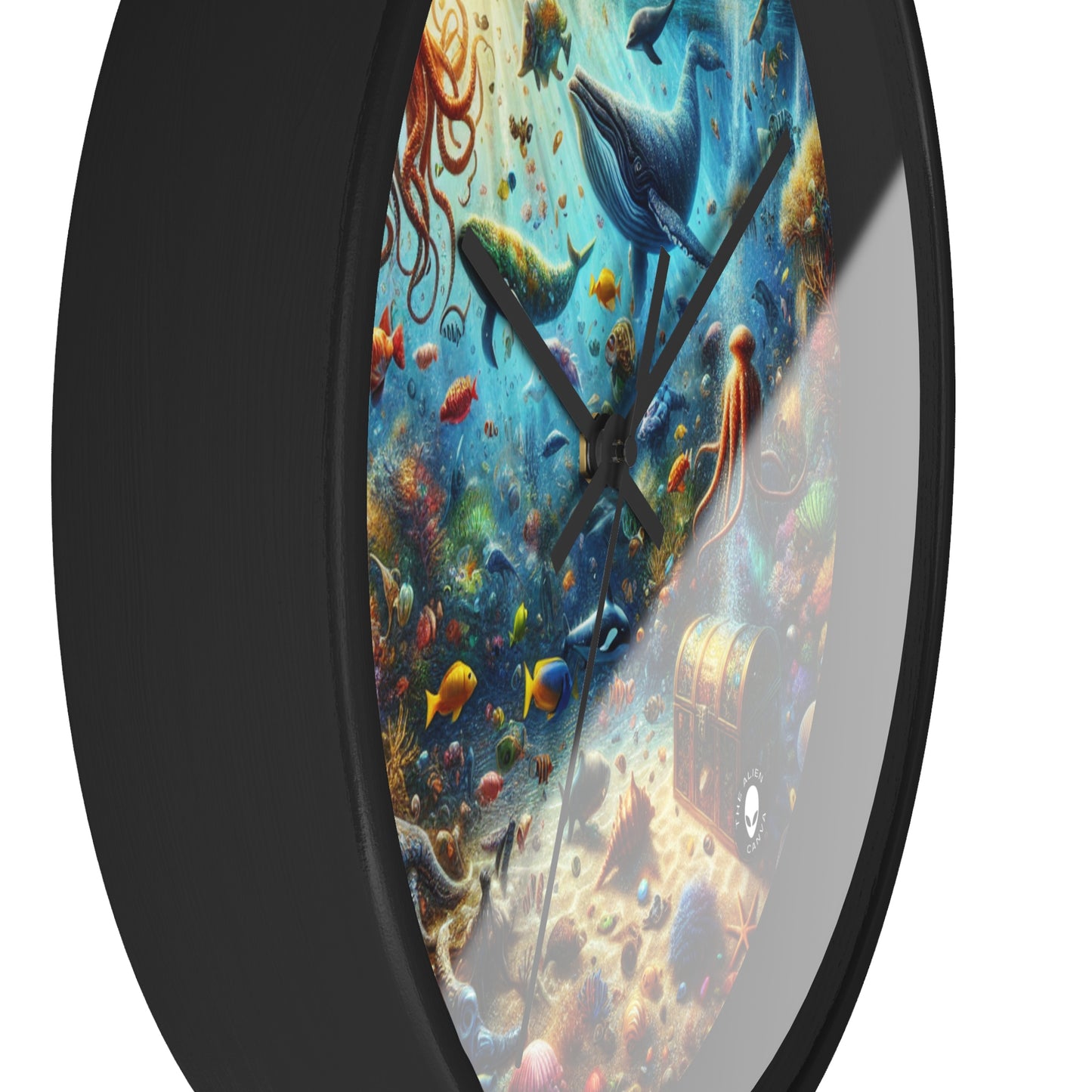 "Underwater Wonderland" - The Alien Wall Clock