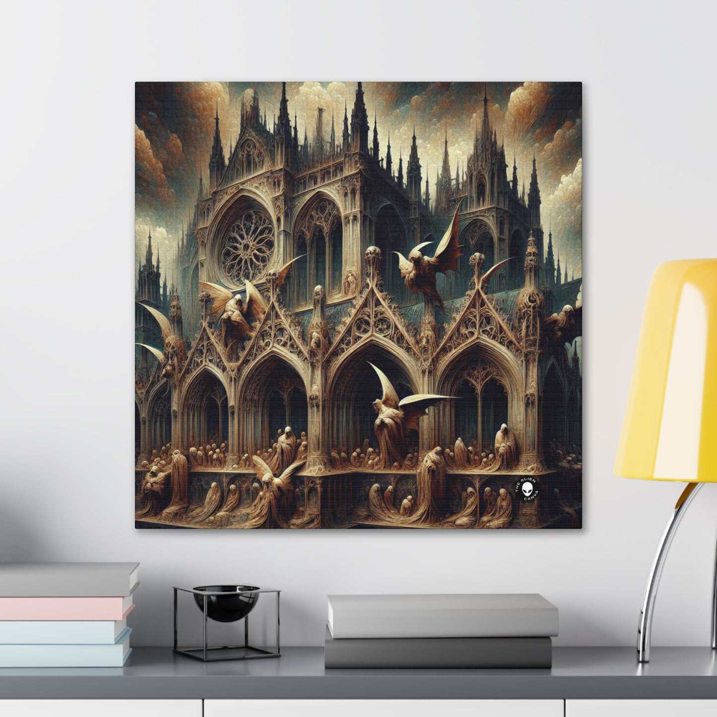 - The Alien Canva Gothic Art