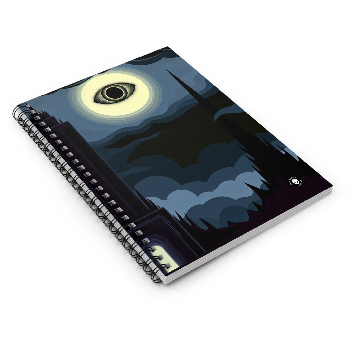 "Tower of Terror in Mordor" - The Alien Spiral Notebook (Ruled Line)