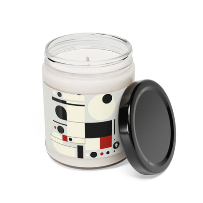 "Dynamic Balance: A Suprematist Exploration" - The Alien Scented Soy Candle 9oz Suprematism