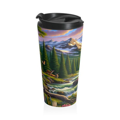 "Soulful Realism: Capturing Emotions in Portraiture" - The Alien Stainless Steel Travel Mug Realism