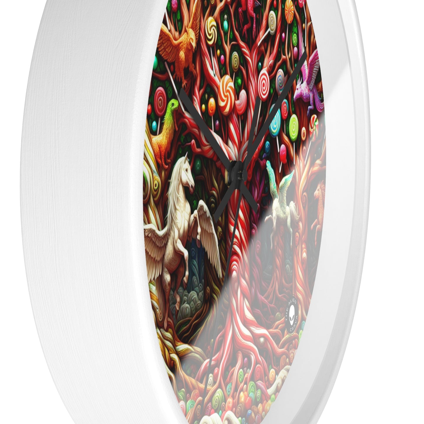 "Sweet Forest Whimsy" - The Alien Wall Clock