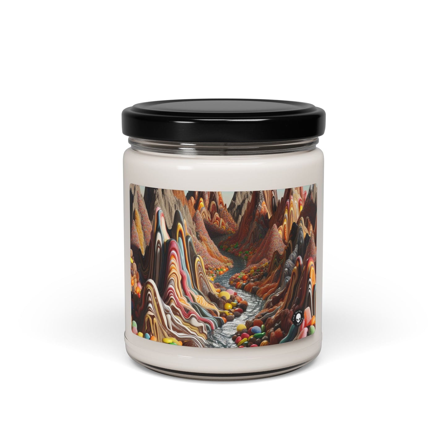 "Candyland: A Sweet Surrealistic Landscape" - The Alien Scented Soy Candle 9oz