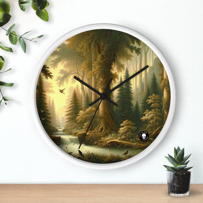 "Tranquil Forest Glen" - The Alien Wall Clock