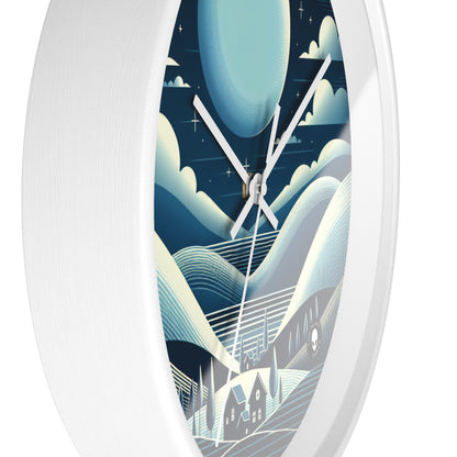 "Moonlit Haven" - The Alien Wall Clock