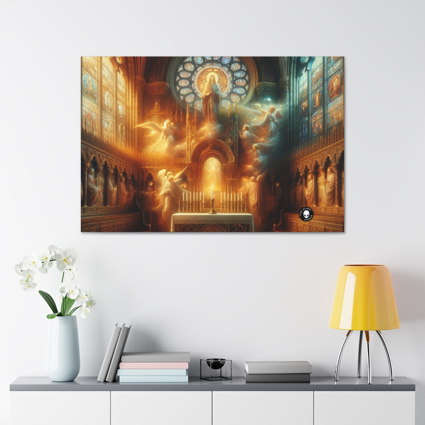 "Harmony of Faith: Divine Unity" - The Alien Canva Religious Art