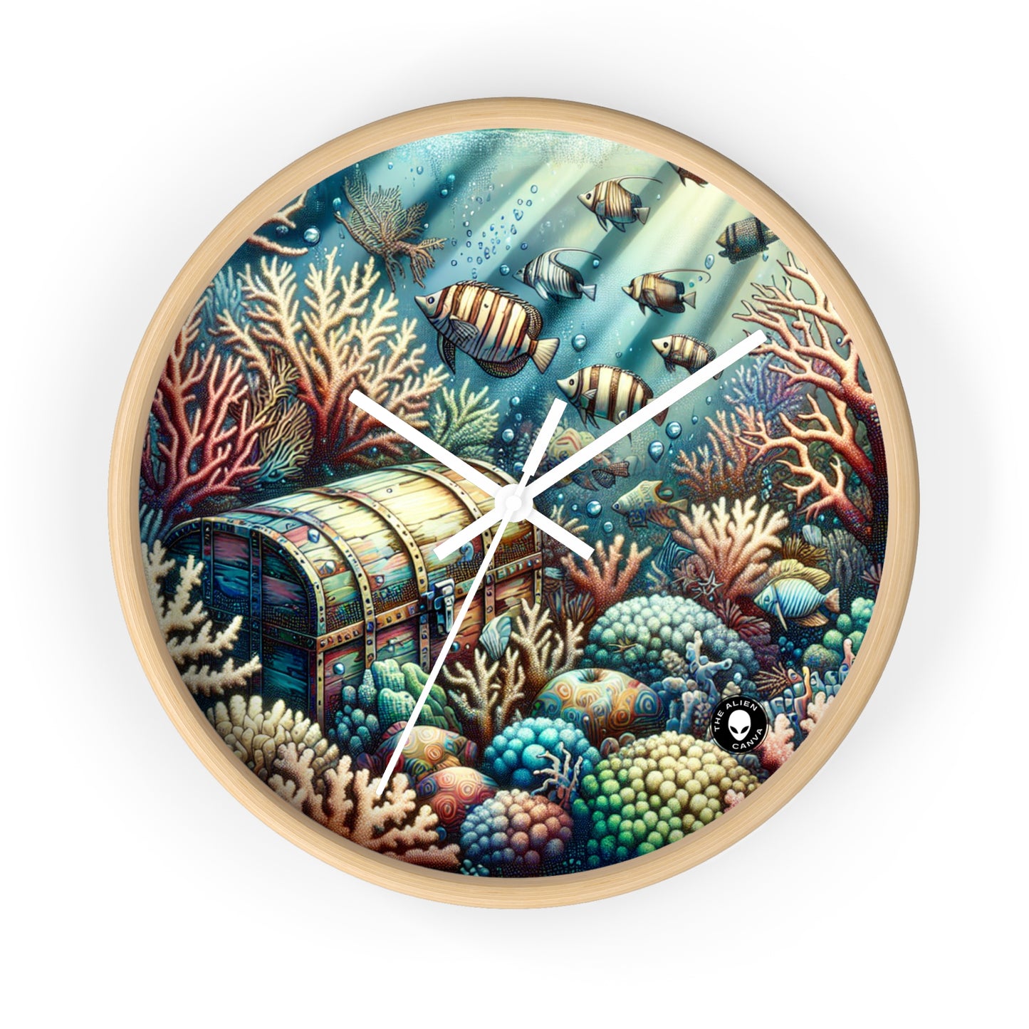 "Underwater Wonderland" - The Alien Wall Clock