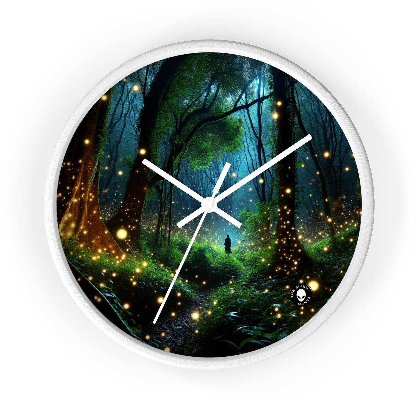 "Enchanted Night" - The Alien Wall Clock