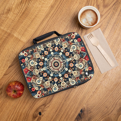 "Nature's Harmony: Floral Mandala Art"- The Alien Lunch Bag Pattern Art