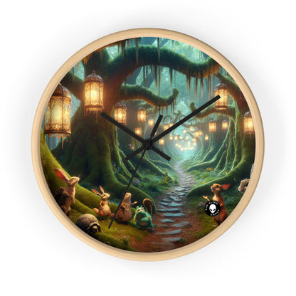 "Enchanted Forest Adventure" - The Alien Wall Clock